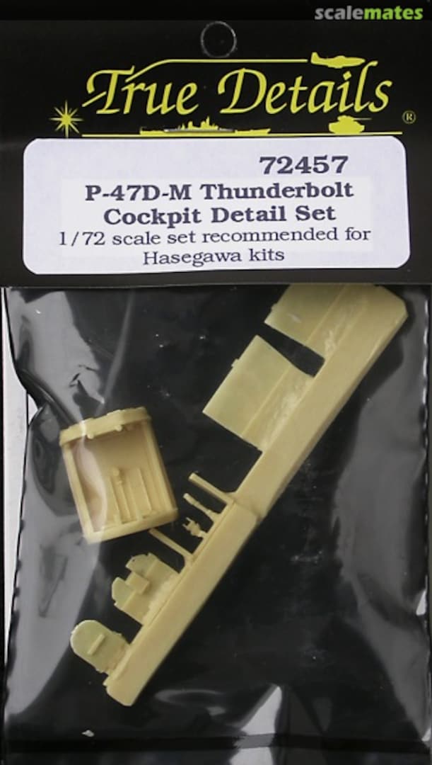 Boxart P-47D-M Thunderbolt Cockpit set 72457 True Details