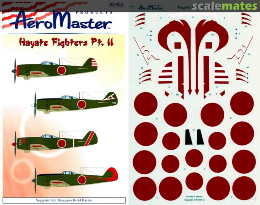 Boxart Hayate Fighters Pt. II 48-463 AeroMaster