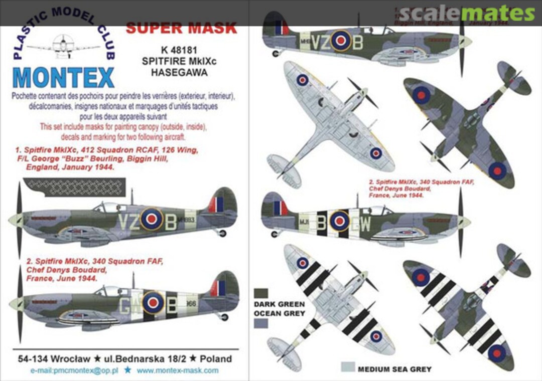 Boxart Spitfire Mk.IXc K48181 Montex