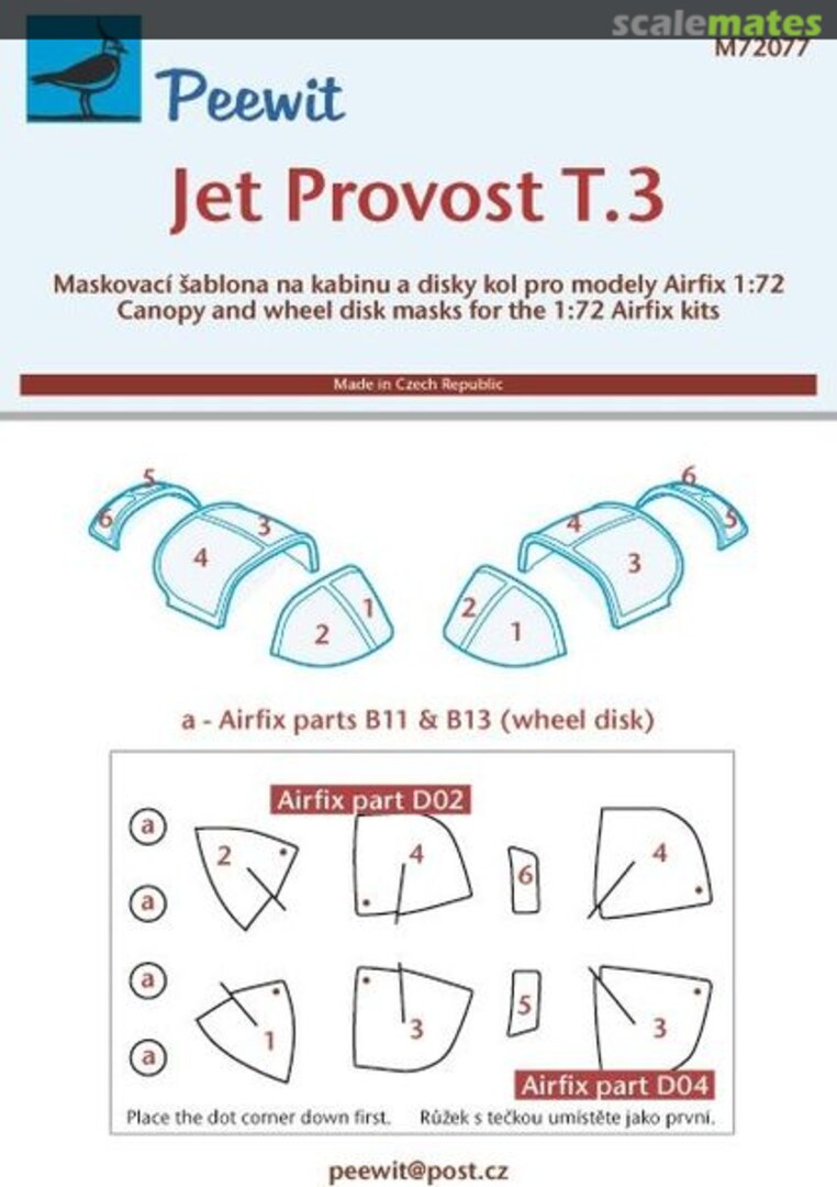 Boxart Jet Provost T.3/T.3a M72077 Peewit