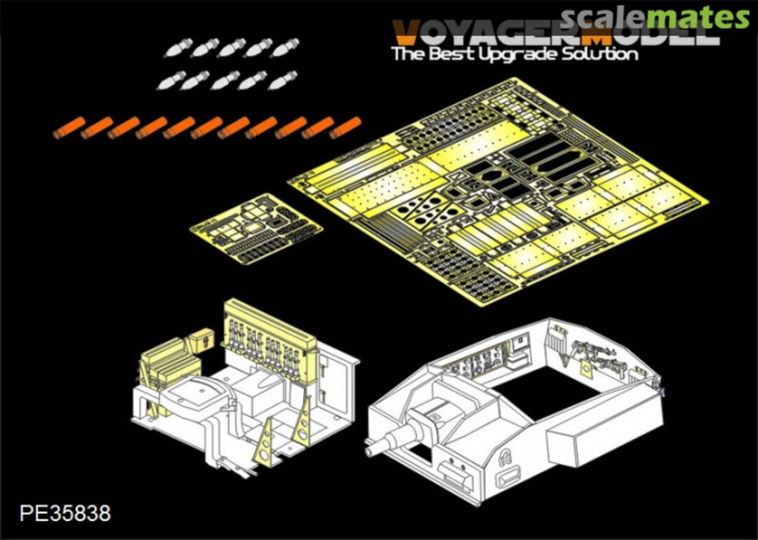 Boxart WWII German StuG.III Ausf.E Interior PE35838 Voyager Model