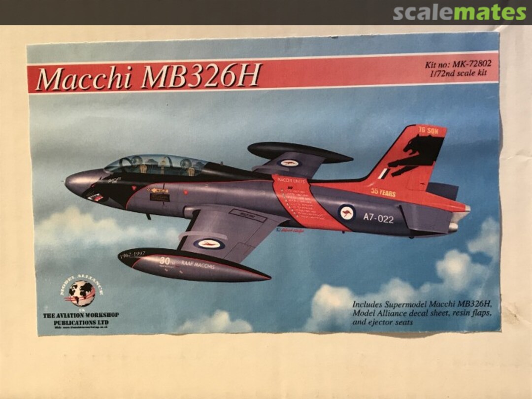 Boxart Macchi MB326H MK-72802 Model Alliance