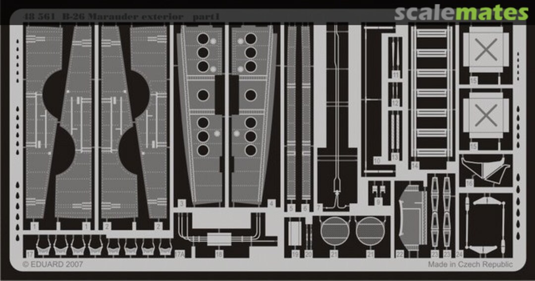 Boxart B-26 exterior 48561 Eduard