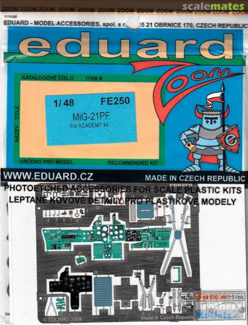 Boxart MiG-21PF FE250 Eduard