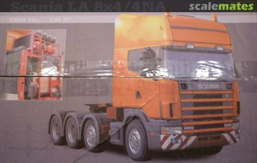 Boxart Scania 164 LA 8x4/4NA Heavy Duty Truck 226.24.01 MAD Modelle