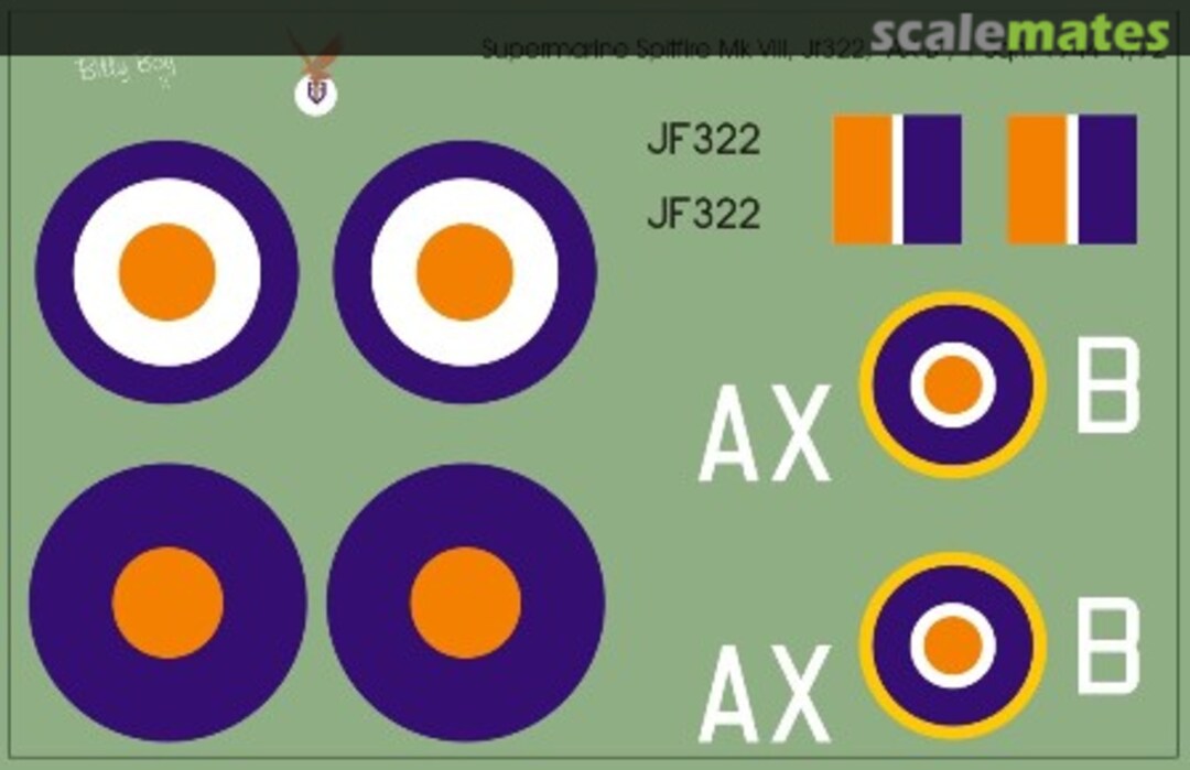 Boxart SAAF Supermarine Spitfire Mk VIII MAV-480176 MAV Decals