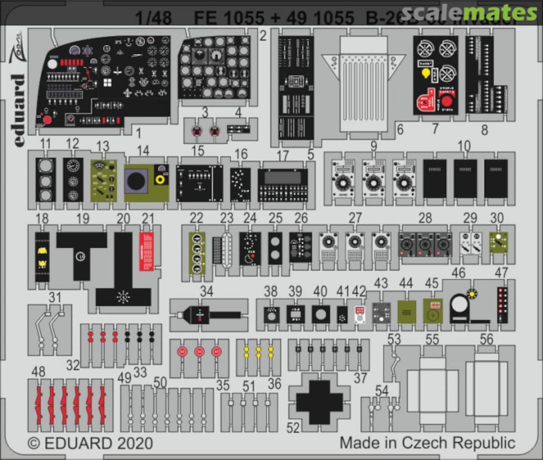 Boxart B-26B-50 Invader FE1055 Eduard