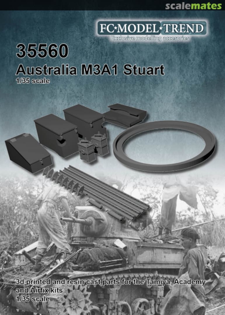 Boxart Australia M3 Stuart 35560 FC Model Trend