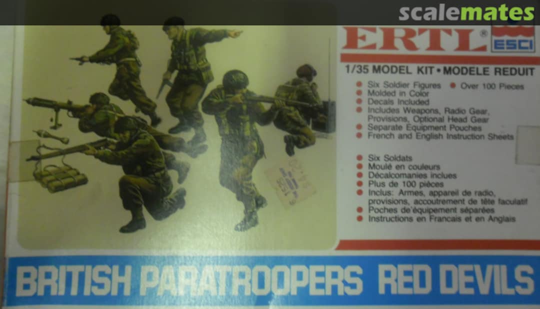 Boxart British Paratroopers Red Devils 8571 ERTL