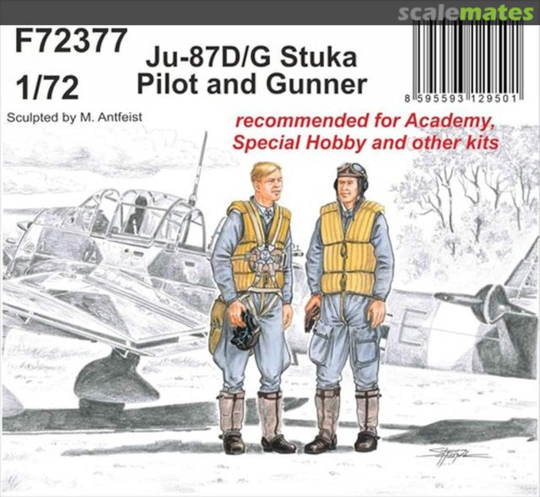 Boxart Junkers Ju-87D / G Stuka Pilot and Gunner F72377 CMK