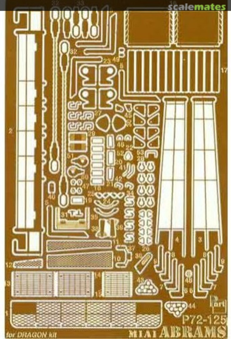 Boxart M1A1 Abrams P72-125 Part