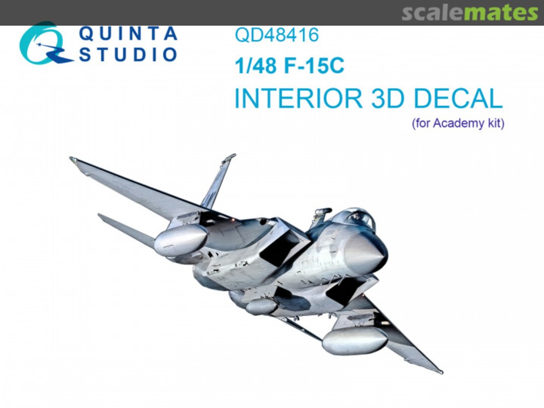 Boxart F-15C interior 3D decals QD48416 Quinta Studio