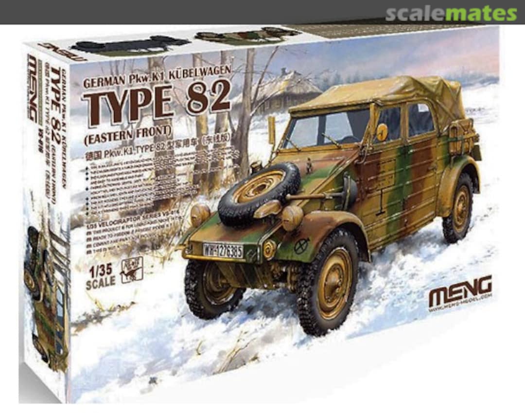 Boxart Pkw.K1 Kübelwagen Type 82 VS-016 Meng Model