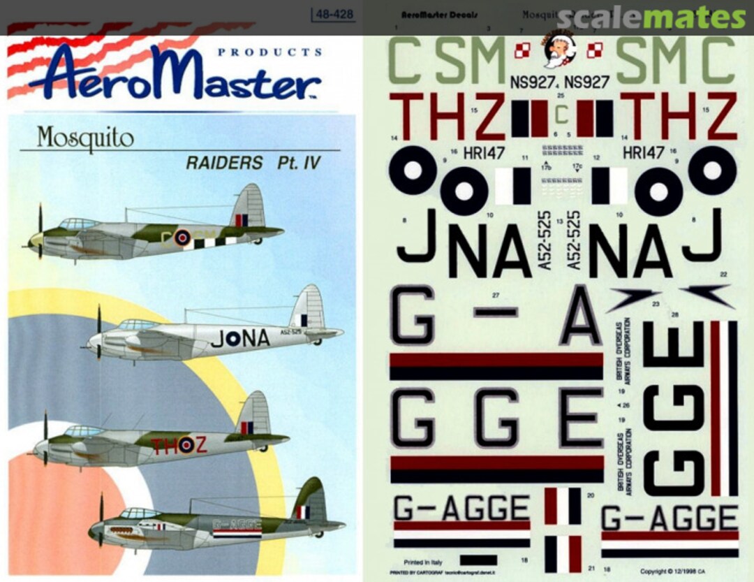 Boxart Mosquito Raiders 48-428 AeroMaster