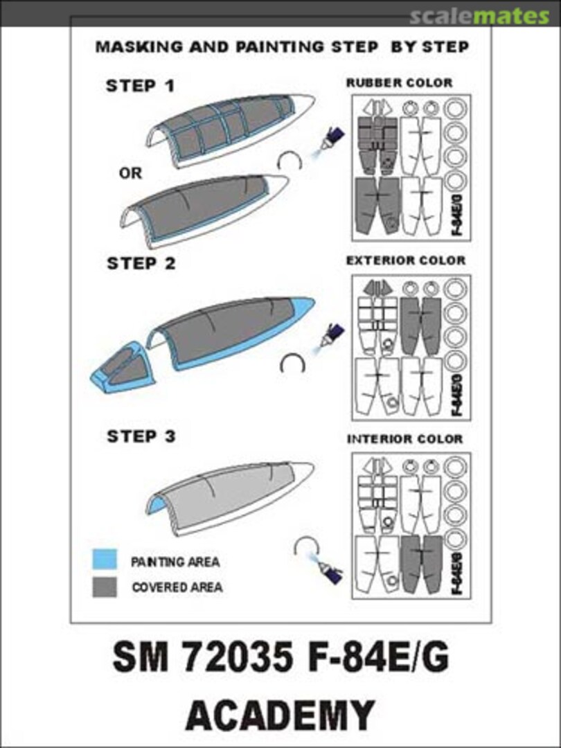 Boxart F-84E/G SM72035 Montex