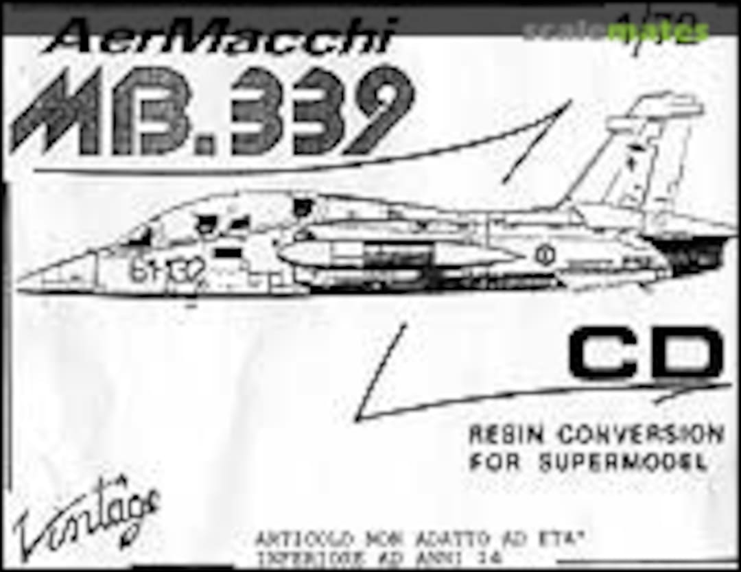 Boxart AerMacchi MB.339CD VMCK 002 Vintage Models