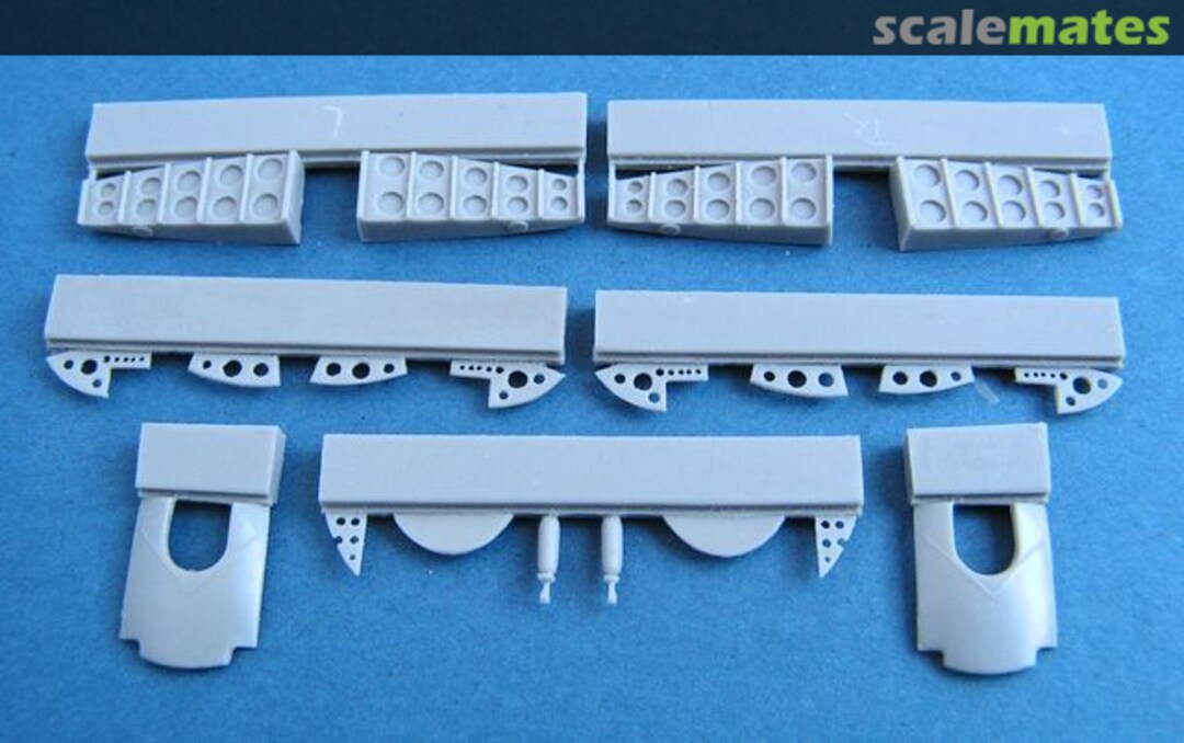 Boxart Bristol Blenheim Mk.I main undercarriage wheel bays details U72-158 Pavla Models