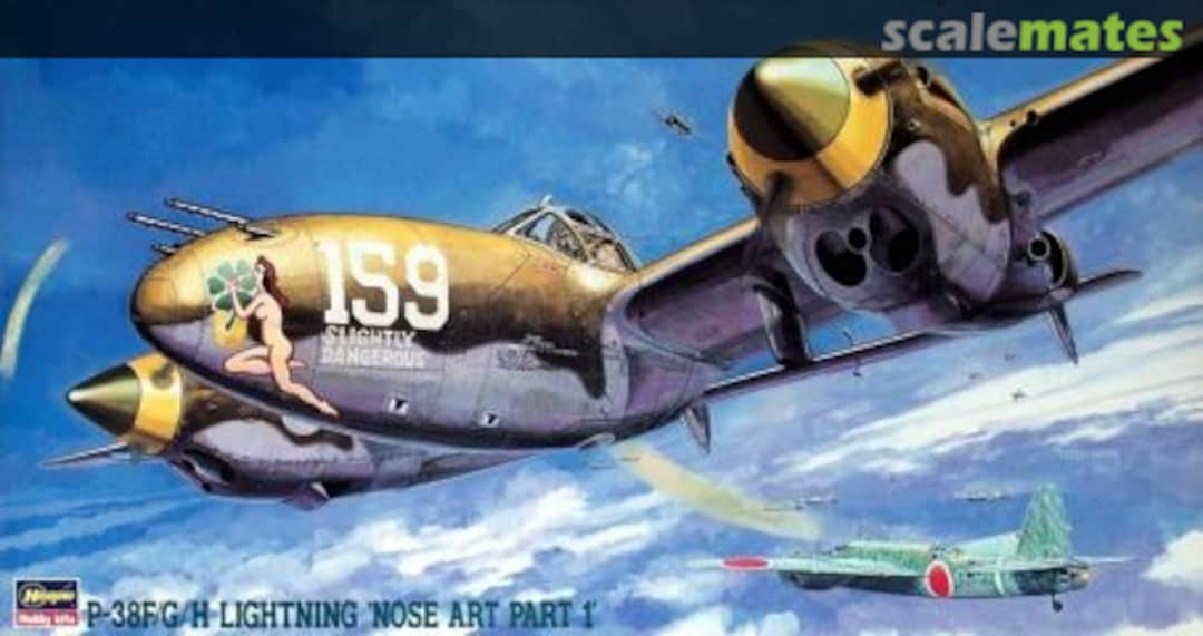 Boxart P-38F/G/H Lightning "Nose Art Part 1" 09163 Hasegawa