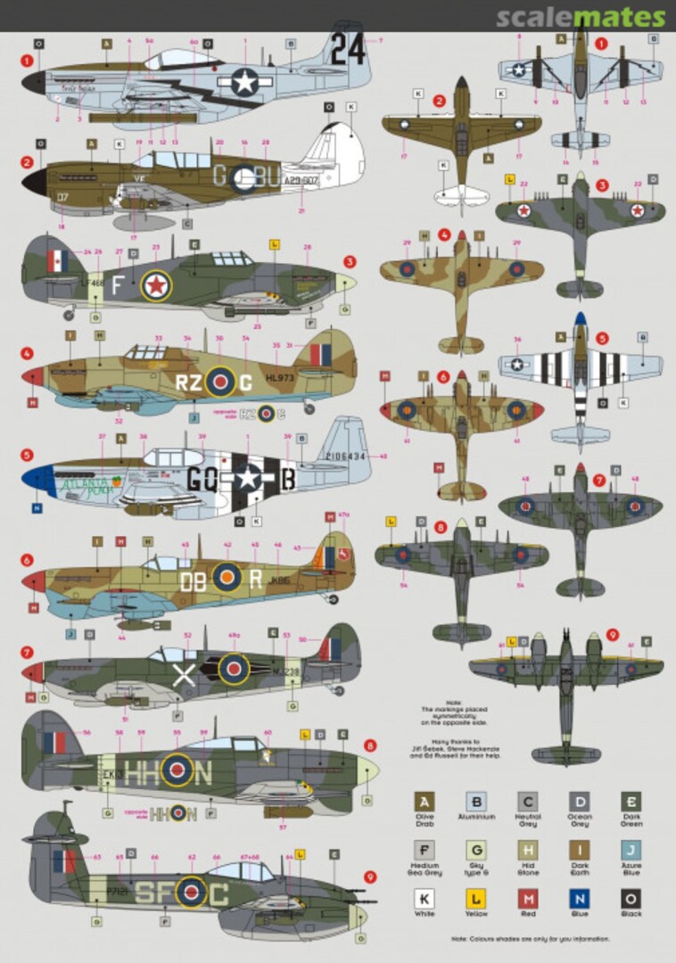 Boxart Fighter Bombers! Part 2 72058 DK Decals