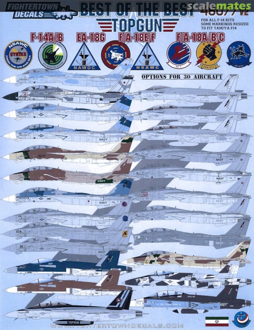 Boxart Best of the Best 48077 V2 Fightertown Decals