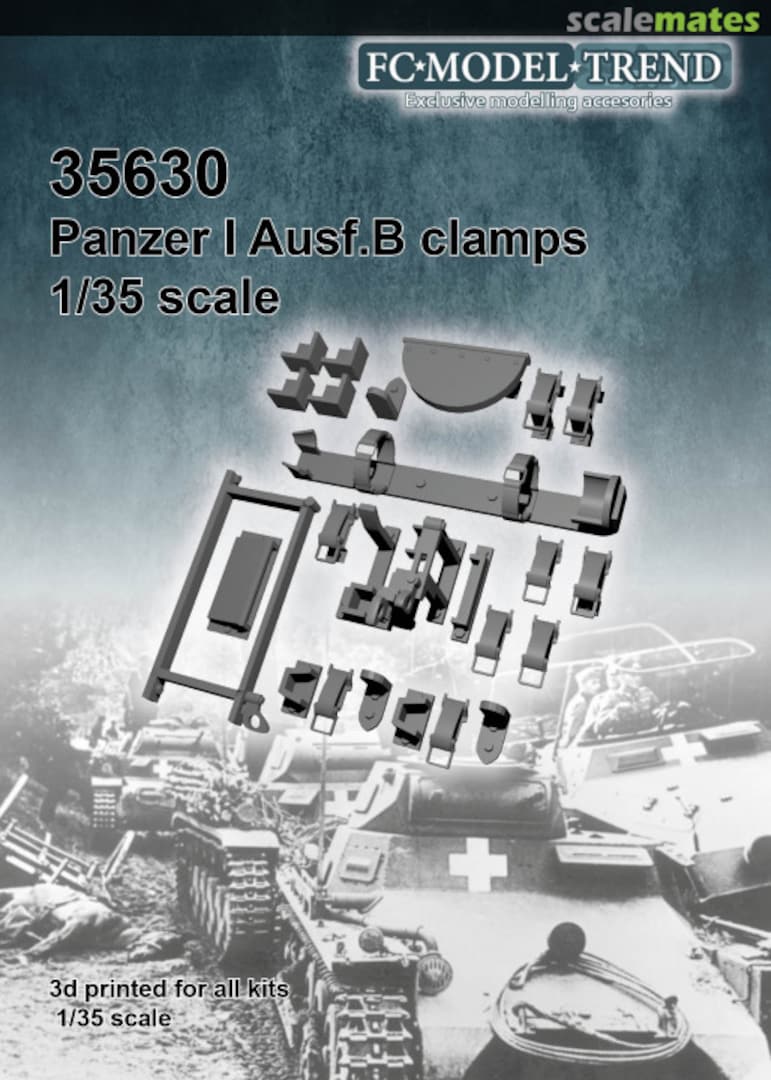 Boxart Panzer I ausf B clamps 35630 FC Model Trend