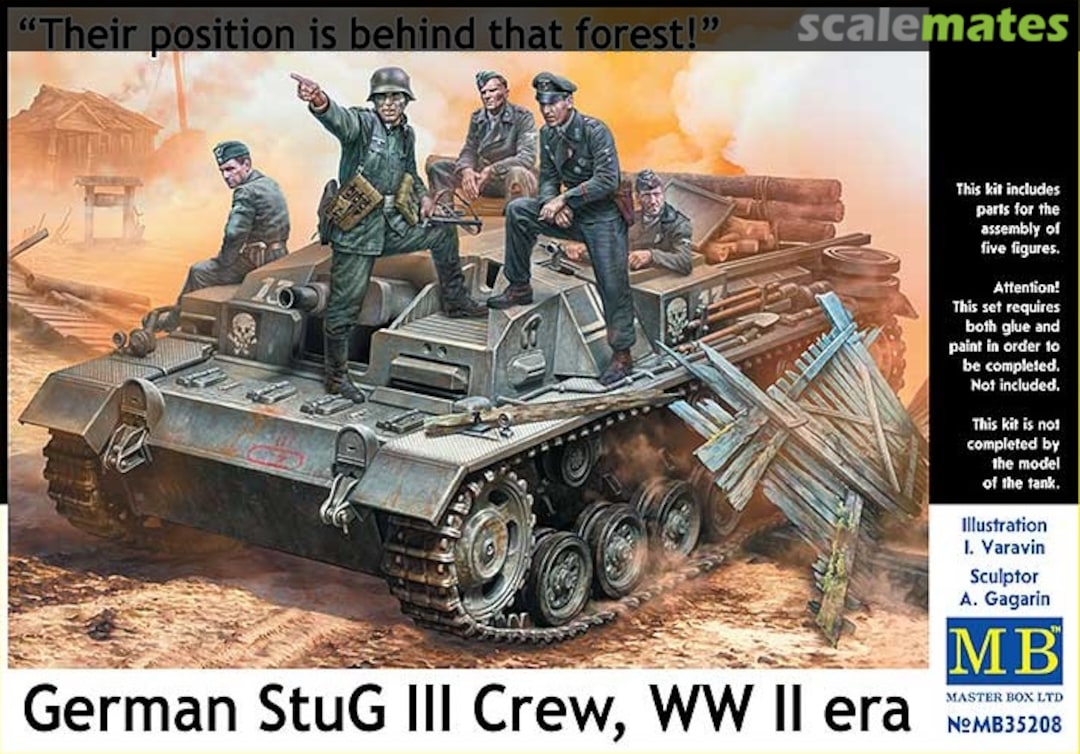 Boxart StuG III crew MB35208 Master Box