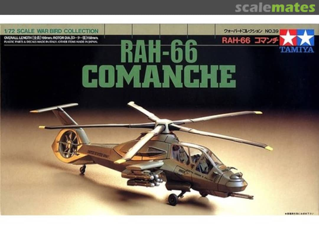 Boxart RAH-66 Comanche 60739 Tamiya