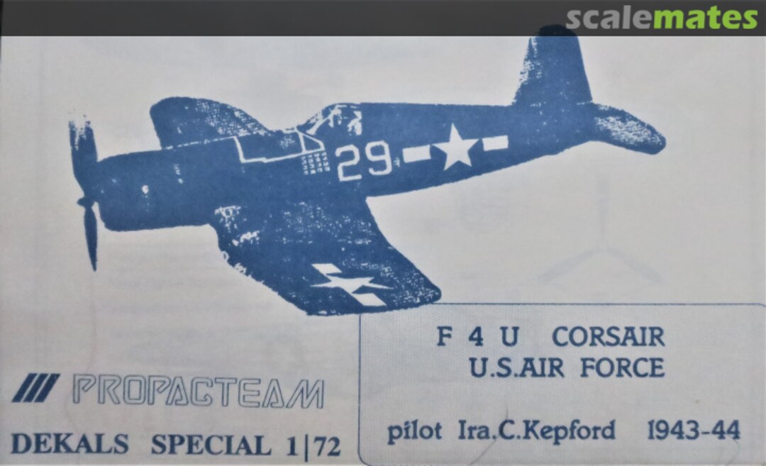 Boxart F 4 U Corsair U.S. Air Force 0 Propagteam