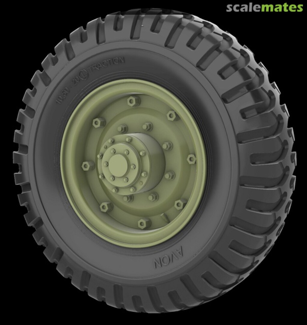 Boxart Daimler AC Road wheels RE35-732 Panzer Art