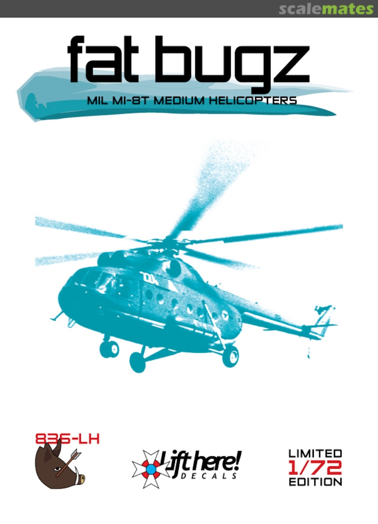 Boxart Fat Bugz 836-LH Lift Here Decals