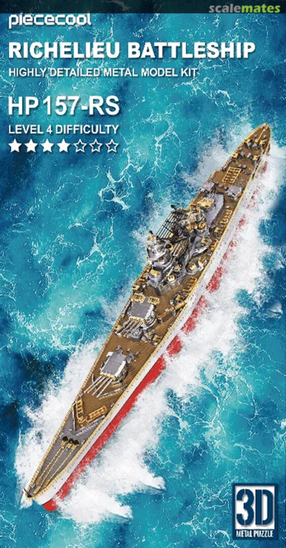 Boxart Richelieu Battleship HP157-RS Piececool