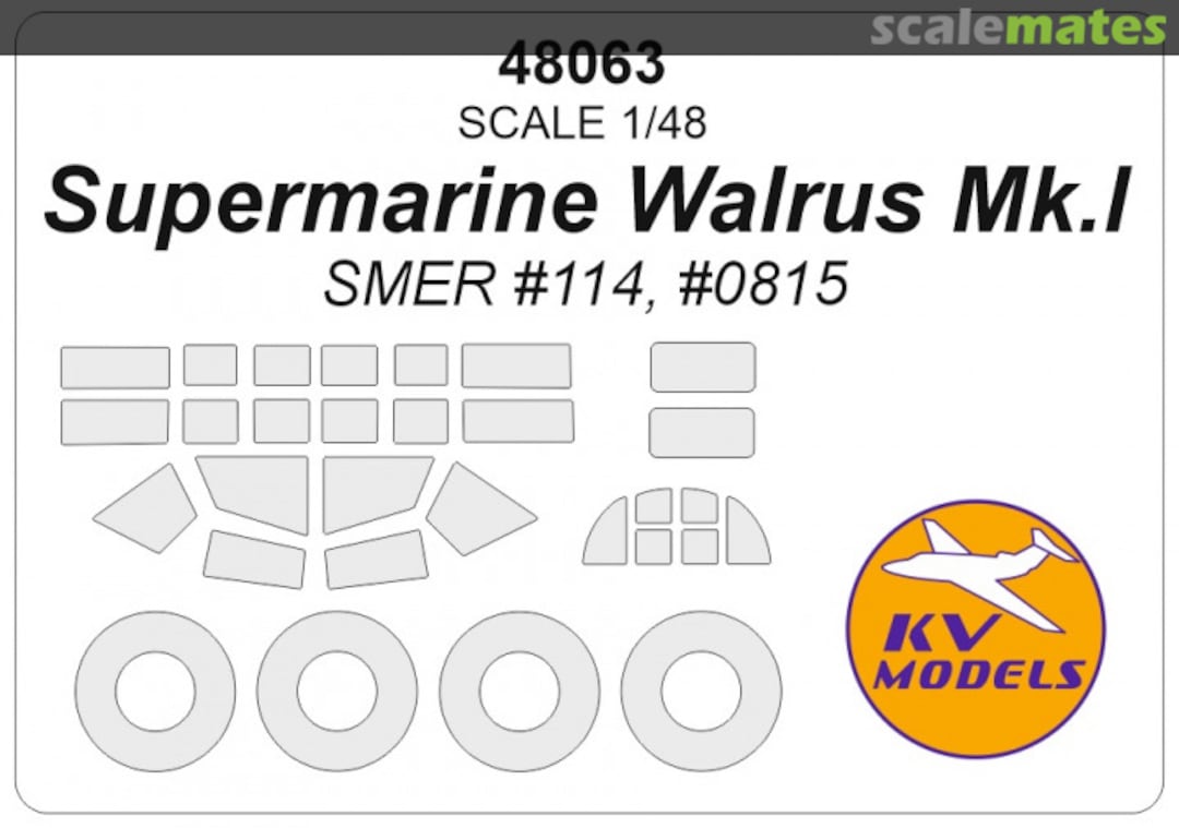 Boxart Supermarine Walrus Mk.I 48063 KV Models