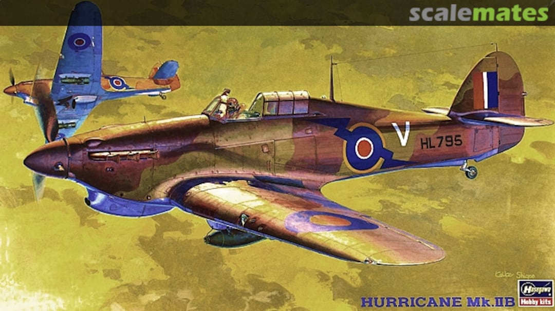 Boxart Hurricane Mk.IIB 09066 Hasegawa