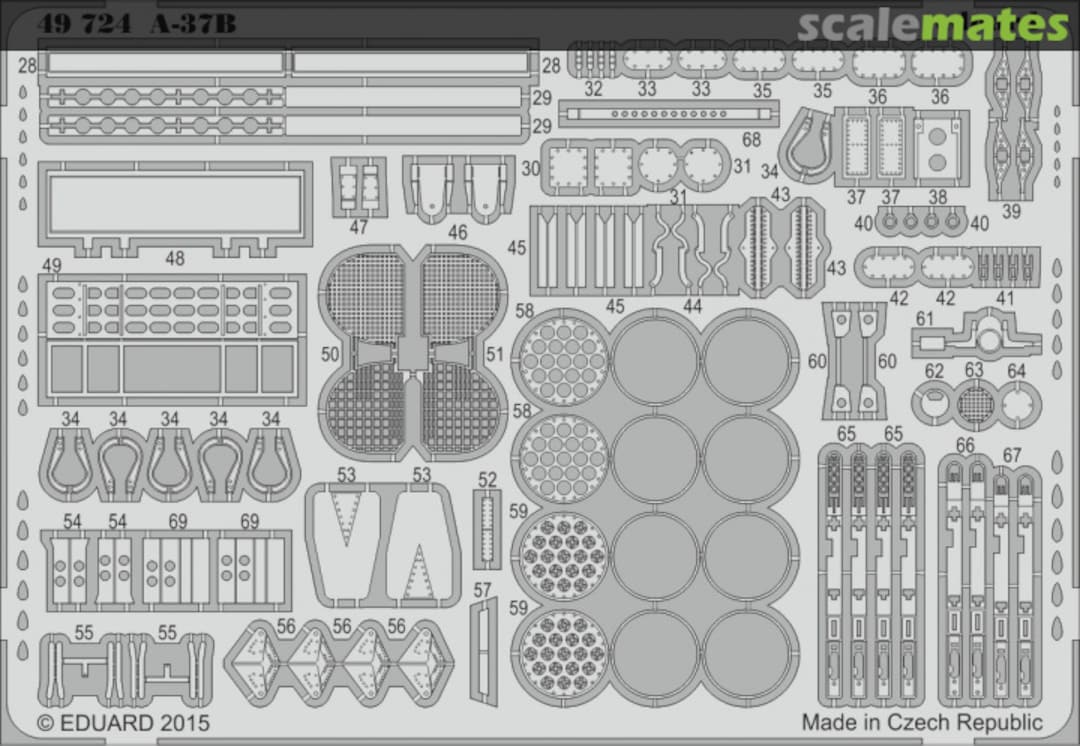 Boxart A-37B S.A. 49724 Eduard