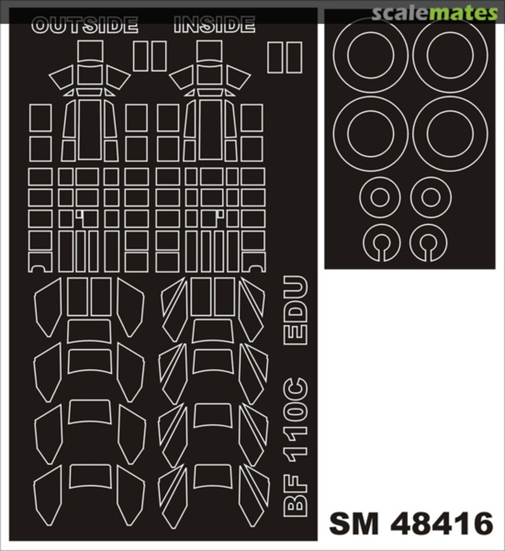 Boxart Messerschmitt Bf 110C SM48416 Montex