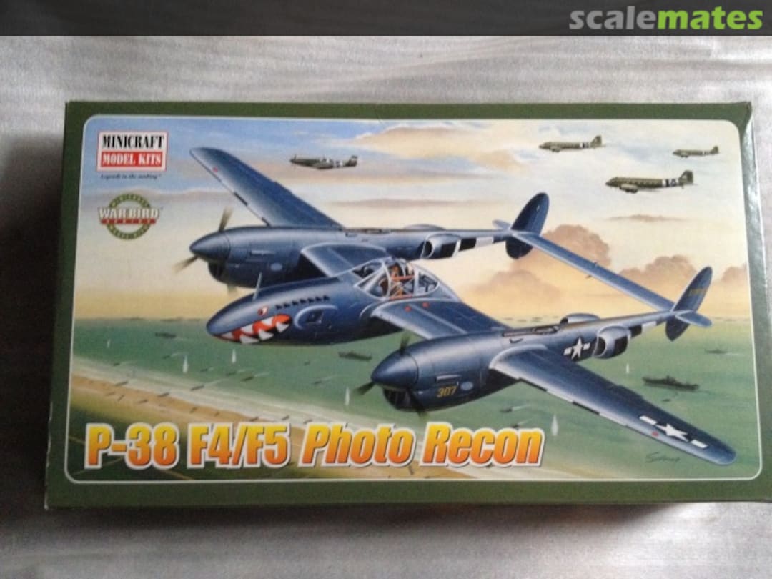 Boxart P-38 F4/F5 Photo Recon 11643 Minicraft Model Kits