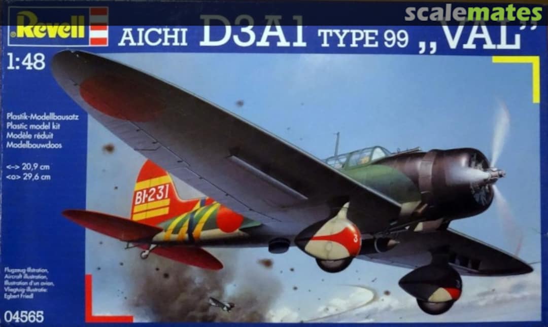 Boxart Aichi D3A1 Type 99 "Val" 04565 Revell