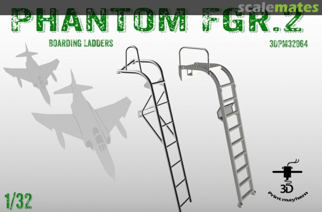 Boxart Phantom FGR.2 Boarding ladders 3DPM32064 3D Print Mayhem