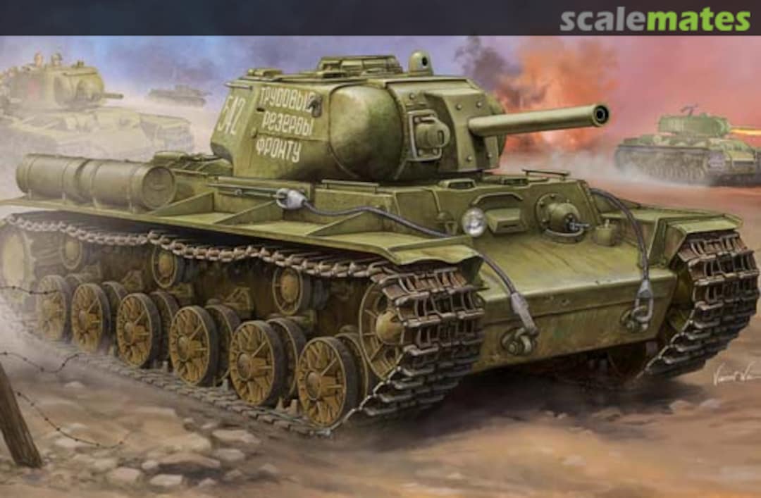 Boxart KV-8S Heavy Tank 01572 Trumpeter