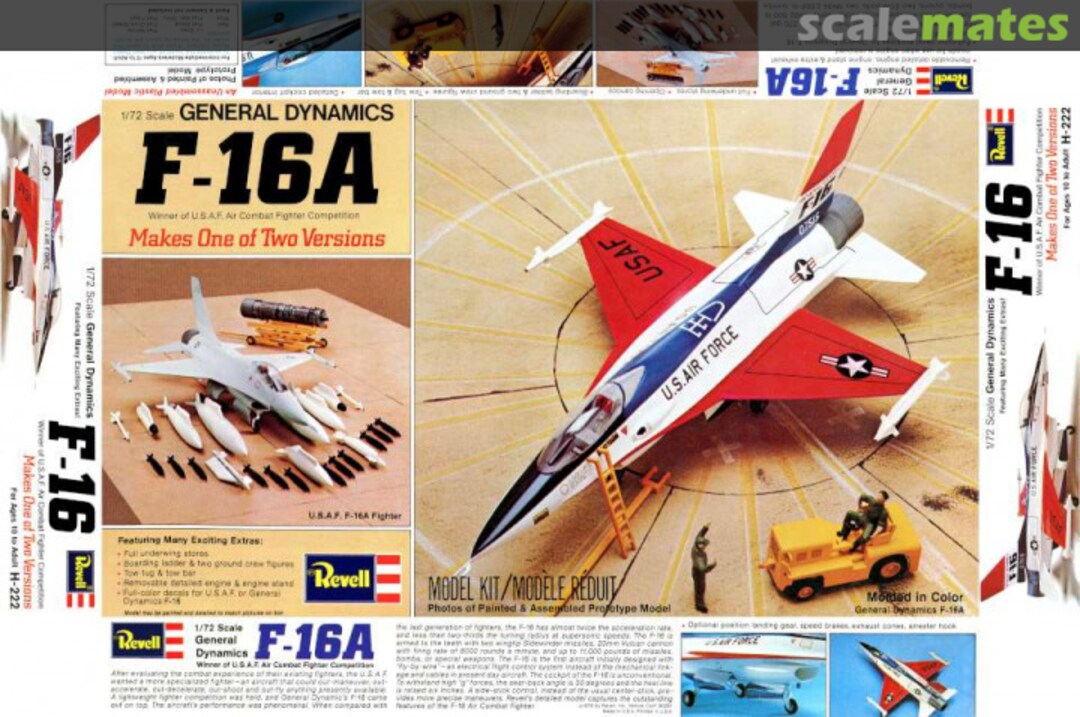 Boxart General Dynamics F-16A H-222 Revell