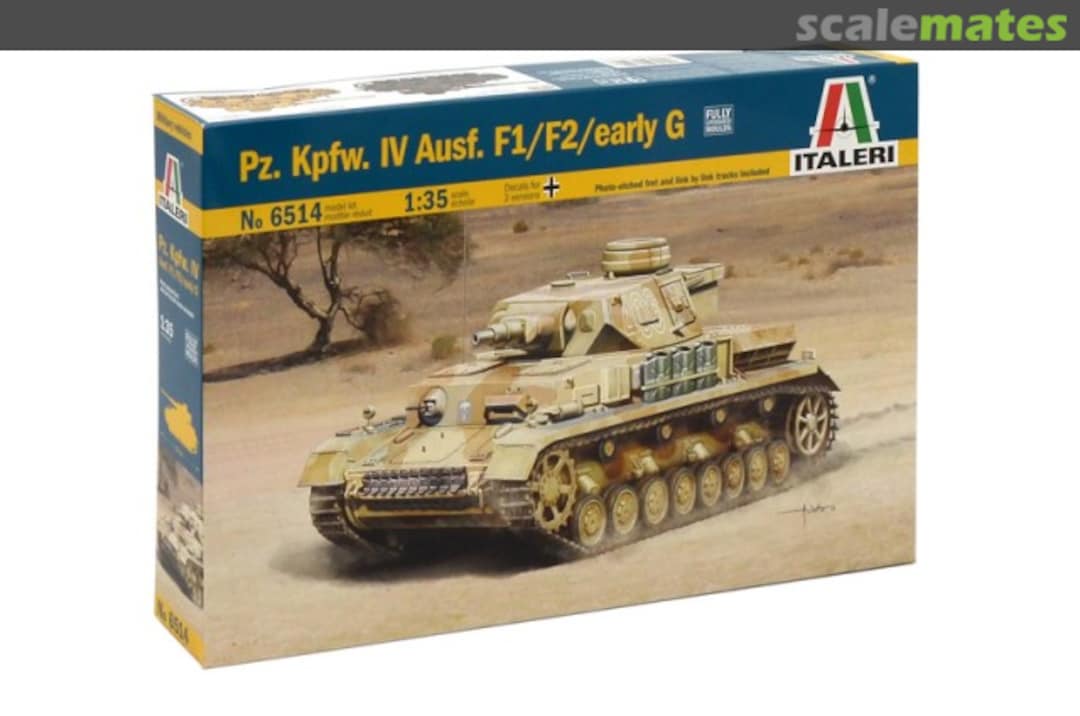 Boxart Pz. Kpfw. IV Ausf. F1/F2/early G 6514 Italeri