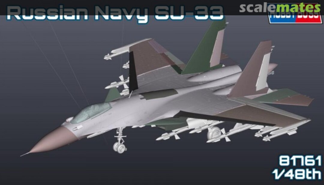 Boxart Russian Navy Su-33 81761 HobbyBoss