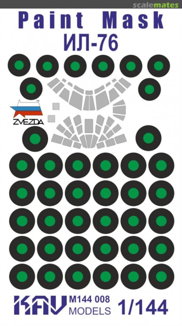 Boxart Paint Mask for Il-76 KAV M144 008 KAV models