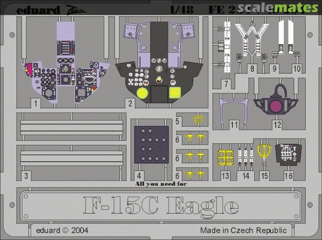 Boxart F-15C Eagle FE254 Eduard