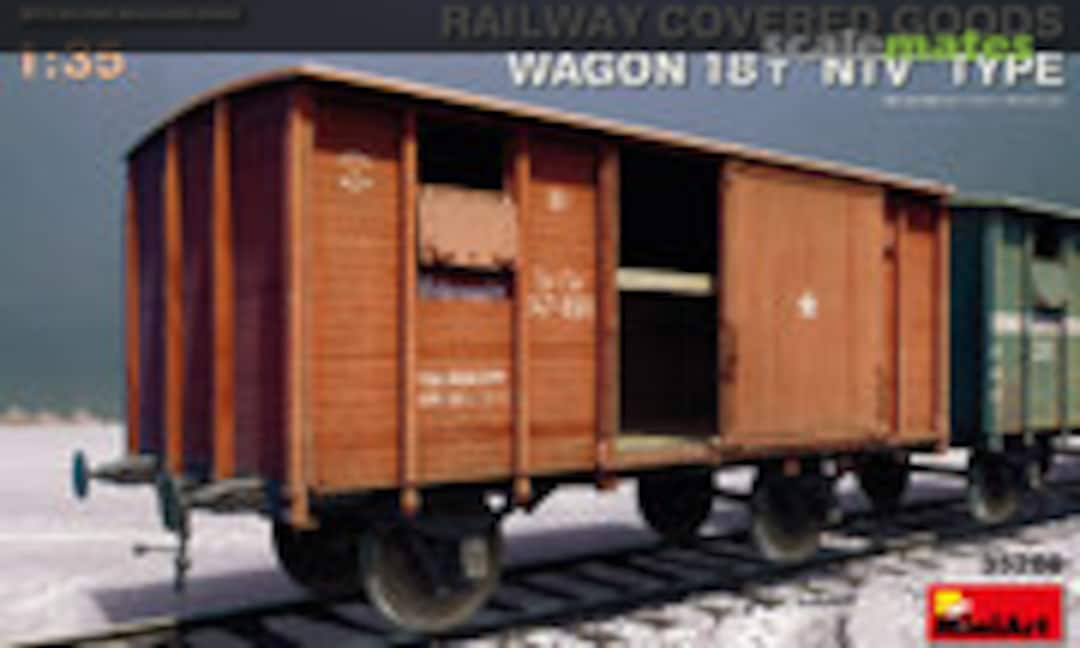 1:35 Railway Covered Goods Wagon (MiniArt 35288)