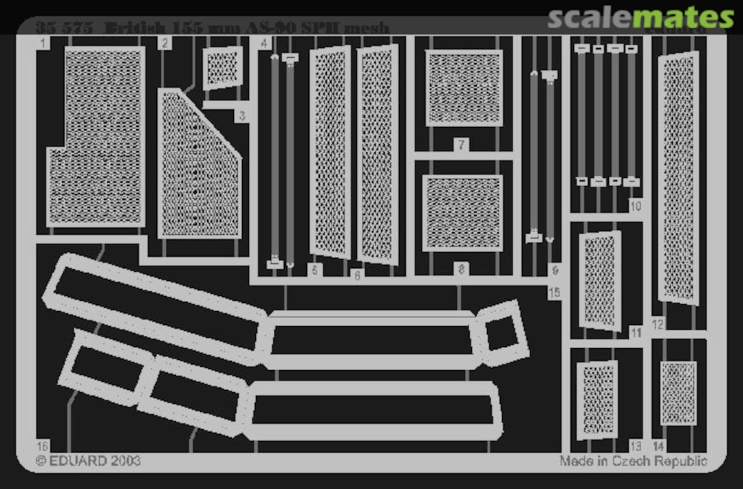 Boxart 155 mm AS-90 SPH mesh 35575 Eduard