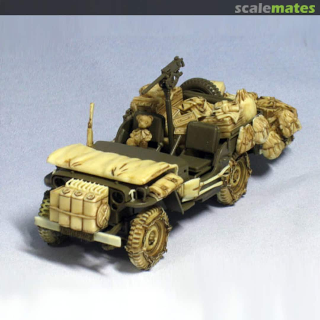 Boxart U.S.ARMY Willys MB Jeep stowage set MM301 SOL