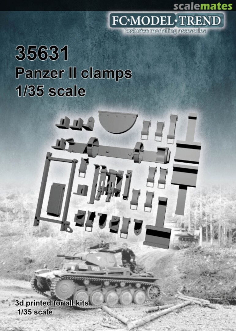 Boxart Panzer II clamps 35631 FC Model Trend