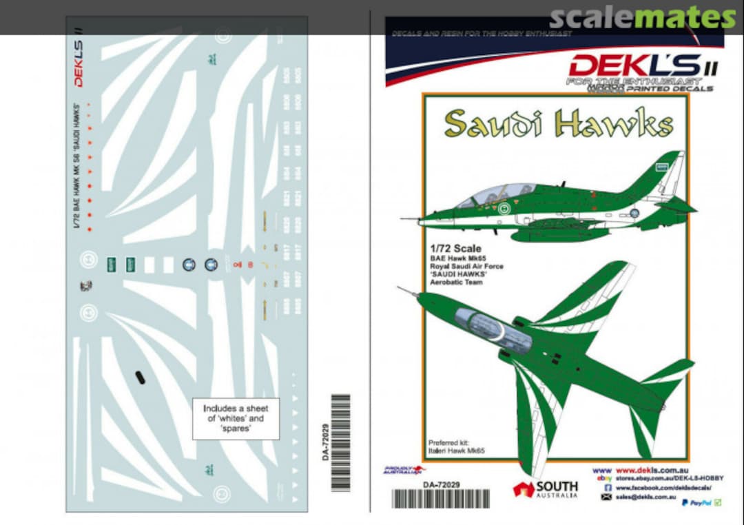 Boxart Saudi Hawks DA72029 DEKL's