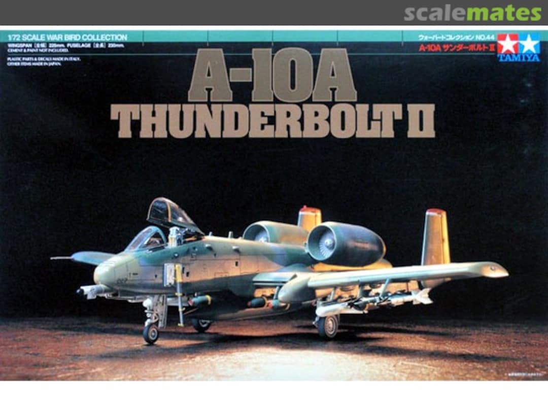 Boxart A-10A Thunderbolt II 60744 Tamiya